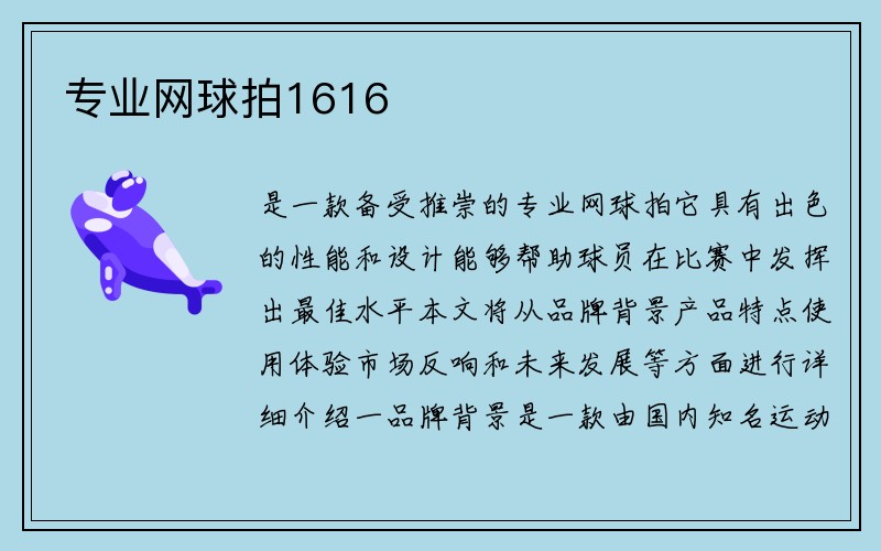 专业网球拍1616